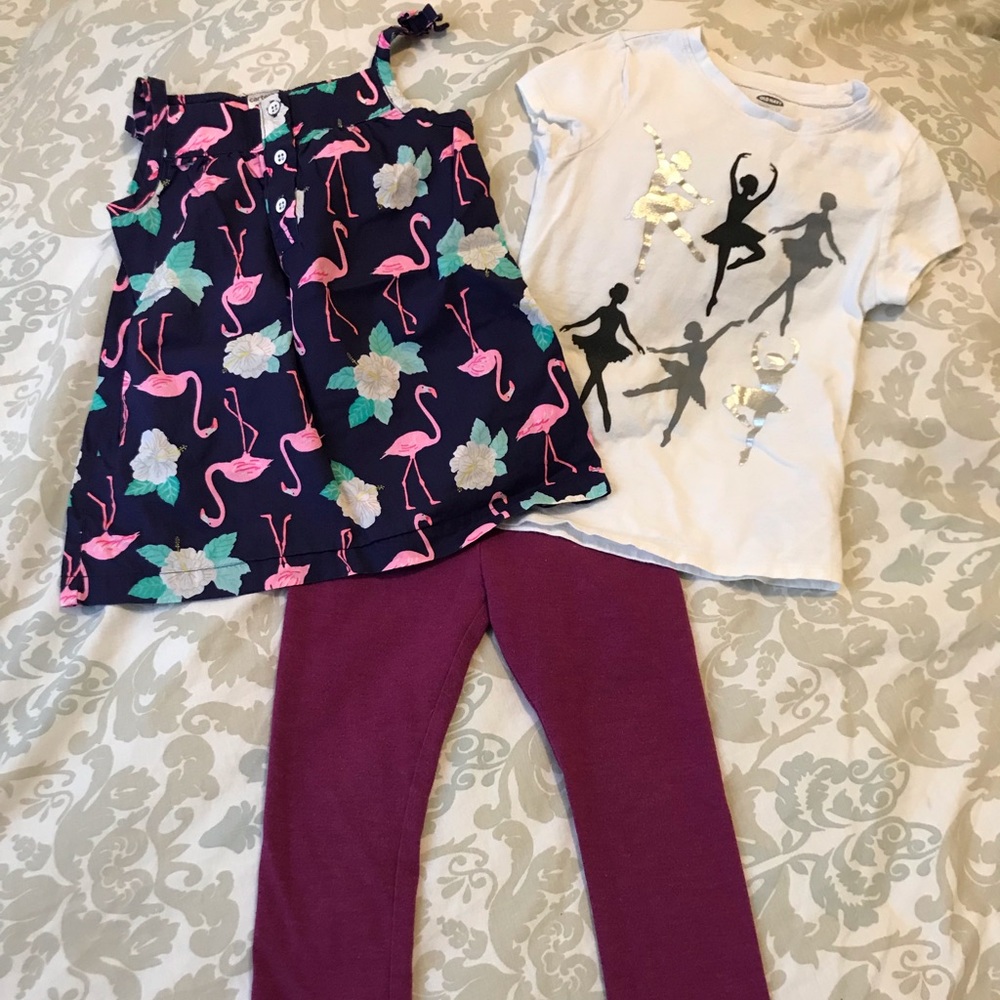 Ballerina Tee + Free Flamingo Tank Matching Pants